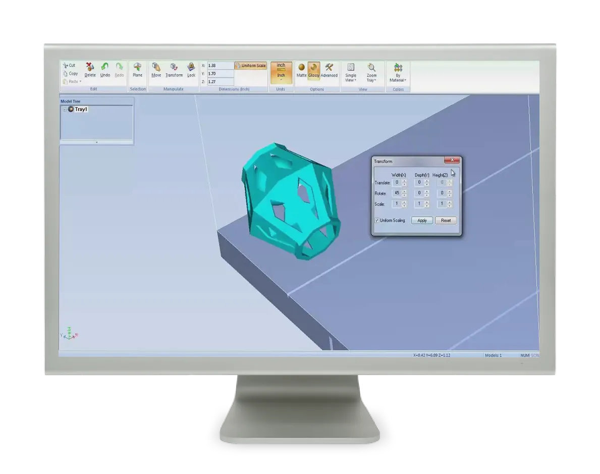 Stratasys Objet Studio 3D Printing Software